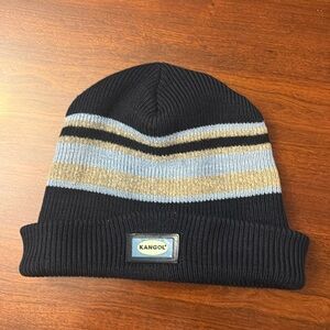 Kangol Beanie Hat Y2K Navy & Baby Blue‎
